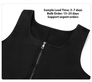 Men's Body Waist Trainer <b>Vest</b> Slimming <b>Sweat</b> Compression Undershirt Shapewear Fat Burner Workout - Product Image 2