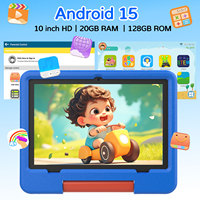 Nueva Tablet Infantil de 10 Pulgadas con Aplicaciones Educativas Preinstaladas, Android 15, Wi-Fi 2.4G y 5G, 20GB 128GB, Regalo para Niños y Niñas