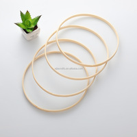 Cerceau floral en bambou, cerceaux en bois pour macramé, artisanat pour cerceau de mariage DIY, anneaux en bambou pour attrape-rêves
