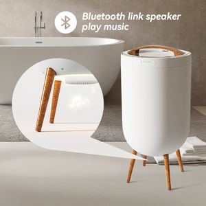 Calentador de <span class=keywords><strong>Toallas</strong></span> Grande de 4 Patas con Capacidad de 20L, Altavoz Bluetooth con Música y Luz Nocturna RGB, Certificado por FCC y ETL para Hogar y Hotel - Product Image 6