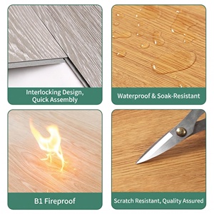 Revêtement de <span class=keywords><strong>sol</strong></span> SPC de luxe en gros, 5 mm, LVP, facile à poser soi-même, étanche, en <span class=keywords><strong>vinyle</strong></span> à clipser avec texture <span class=keywords><strong>terrazzo</strong></span>, PVC pour usage intérieur et extérieur - Product Image 6