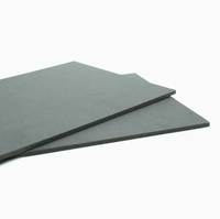 Panneau MDF HDF de qualité supérieure, résistant à l'humidité, noir, 1220x1830x16mm, E1, pour la salle de bain et l'ameublement