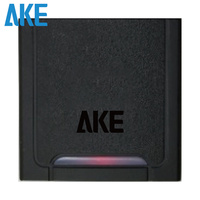 Lecteur RFID AKE double fréquence 13,56 MHz 125 KHz ABS Wiegand 26/34 pour contrôle d'accès ICLASS jusqu'à 8 cm Protocole ISO 18000-6C/14443A