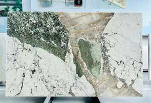 Lastre di Marmo <span class=keywords><strong>Verde</strong></span> Diamante Pandora, <span class=keywords><strong>Pietra</strong></span> <span class=keywords><strong>Verde</strong></span> di Lusso per Progetti d'Interni di Alta Gamma - Product Image 2