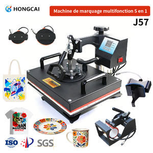 Machine de Sublimation 5 en 1 par Estampage à <span class=keywords><strong>Chaud</strong></span>, <span class=keywords><strong>Presse</strong></span> Thermique pour Impression de Logos sur T-shirts, Machines <span class=keywords><strong>Cricut</strong></span>, Imprimante <span class=keywords><strong>Presse</strong></span> à <span class=keywords><strong>Chaud</strong></span> - Product Image 1