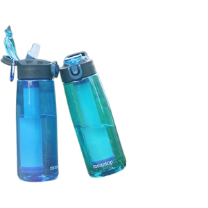 Portable Sport Filtre Alcaline Hydrogène Bouteille D'eau Paille Survie En Plein <span class=keywords><strong>Air</strong></span> Aventure Tritan Sans BPA Goutte Bouteille D'eau - Product Image 1