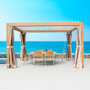 กระโจมอลูมิเนียมสำหรับปลูกในสวนกลางแจ้งมีมอเตอร์บังแดดกันน้ำได้ - Product Image 2