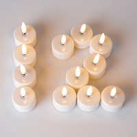Velas plásticas funcionadas do matti, velas perfumadas sem chama