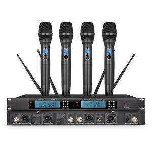 저렴한 가격의 UHF 4채널 핸드헬드 다이내믹 장거리 무선 마이크로폰 (슈어용) - Product Image 2