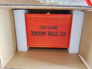 36 pz cofanetto in legno: 100% la terapia termale con pietra naturale per massaggio in basalto/<span class=keywords><strong>Kit</strong></span> di pietre massaggianti per rilassare il tuo corpo - Product Image 5