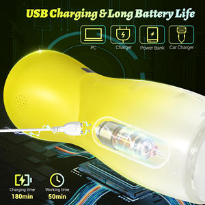 هزاز آلي للرجال مع كأس استمناء تلسكوبي ومحاكي للمهبل - Product Image 6