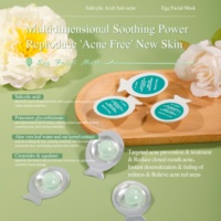 Masque de nuit hydratant et réparateur en forme d'œuf à l'acide salicylique anti-imperfections pour une peau éclatante