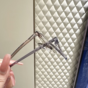 Montura de gafas cuadradas de aleación Danyang 58074 para hombre, tamaño mediano, montura completa, lentes acrílicas, estilo empresarial - Product Image 4