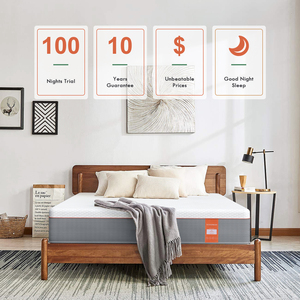 <span class=keywords><strong>Matelas</strong></span> en mousse à mémoire de forme sur mesure - Fermeté moyenne - Hybride à ressorts - Product Image 1