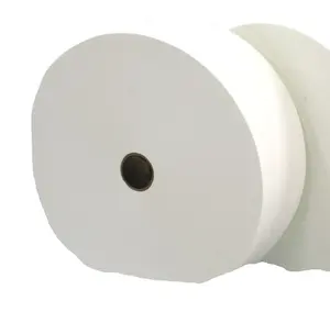 White spunlace jumbo rolls with 100% polyester LMF fiber for honeycomb curtain
