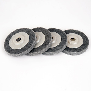 Xi'an Fiber Polishing Wheel 100mm Diameter 16mm Hole Nylon Non Woven For <b>Angle</b> <b>Grinder</b> - Product Image 3
