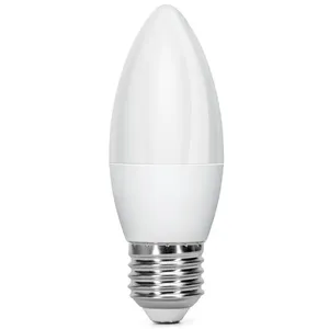 Bombilla LED C37 E27 7W, eficiencia energética, luz cálida, ideal para iluminación en hogares y espacios interiores. - Product Image 1