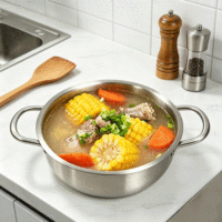 FLEY Big Pot Une minute avec Dieu Produit de cuisine à domicile conçu Produits de cuisine fiables à usage quotidien pour les scénarios de cuisson à l'intérieur
