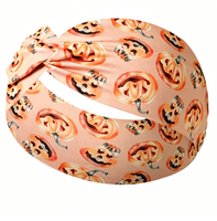 Bandeau pour cheveux prêt pour le cosplay, nouvelle promotion, thème Halloween, bandeau torsadé imprimé, accessoires pour cheveux pour fête costumée