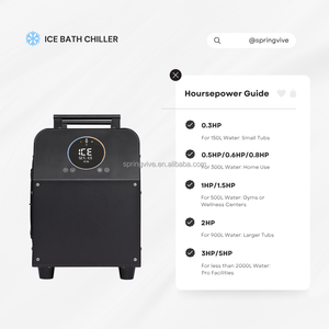 Mini refroidisseur d'eau portable Refroidissement instantané le plus rapide Alaska Chiller pour baignoire de plongée froide avec système de filtration à l'ozone Récupération - Product Image 3