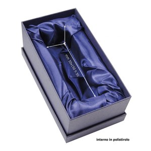 Boîte bleue en satin bleu 210X110X70 mm pour le rangement des bijoux - Product Image 2