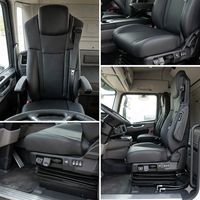 Siège de conducteur de camion à suspension pneumatique, imperméable, en acier, universel, robuste, pour véhicules utilitaires