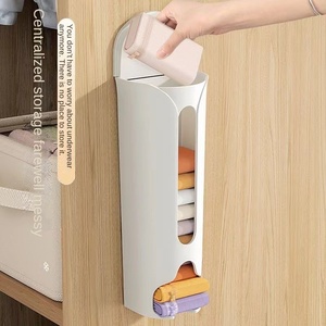 GREENSIDE Boîte de rangement moderne en plastique pour sous-vêtements et chaussettes <span class=keywords><strong>Organisateur</strong></span> de vêtements multifonctionnel trois en un sans poinçon - Product Image 1
