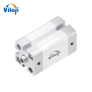 กระบอกสแตนเลสขนาดกะทัดรัดชุด40-S ISO21287มาตรฐานชิ้นส่วนนิวเมติกที่ทำหน้าที่คู่ใหม่ - Product Image 1