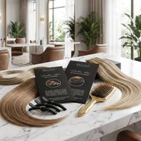 Boîtes d'emballage personnalisées pour extensions de cheveux avec logo, en papier recyclable, pour perruques