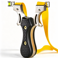 Slingshot de compétition en acier inoxydable, tir longue portée, semi-automatique, slingshots et accessoires de haute qualité