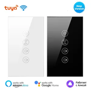 WiFi Tuya Smart Life Roller Shutter Curtain Light Switch For Electric Motorized Blinds Works With Alexa,Google Home,Alice