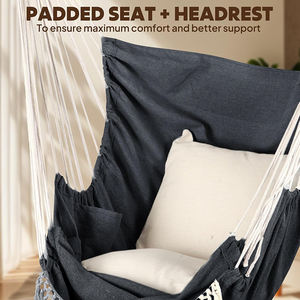 Nouvelle <span class=keywords><strong>chaise</strong></span> <span class=keywords><strong>hamac</strong></span> améliorée et <span class=keywords><strong>repose</strong></span>-pieds extensible pour jardin extérieur, barre d'écartement en acier, balançoire de patio, <span class=keywords><strong>chaise</strong></span> de relaxation de loisirs - Product Image 2