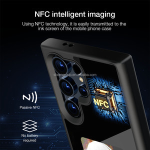 Funda inteligente de lujo DIY para Samsung Galaxy S24 S23 Ultra NFC, funda de carga de pantalla de tinta, pantalla de imagen, modelo Pro Max, función a prueba de golpes - Product Image 3