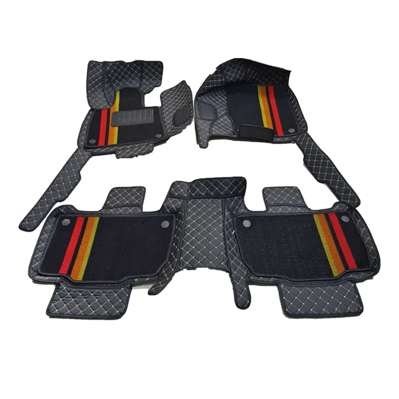 Custom Double Layer Car floor mats For Chevrolet Orlando 7 Seats 2020 Foot Carpet Interior Accessories
