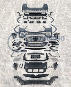 Kit de carrocería de montaje 100% para <span class=keywords><strong>Mercedes</strong></span> <span class=keywords><strong>Benz</strong></span> W167 GLE 2020-2025 actualización a AMG GLE63 parachoques delantero trasero parrilla rueda arco difusor tubo - Product Image 6