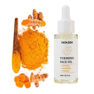 Turmeric <b>Face</b> Oil <b>Serum</b> Essence Natural Nourishing Soothing Skincare Essence 30ml OEM Custom - Product Image 2