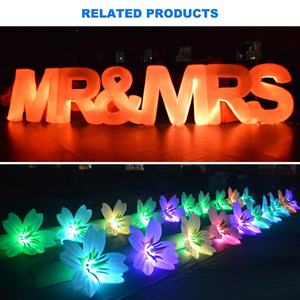 Ballons gonflables en forme de cœur colorés, <span class=keywords><strong>ballon</strong></span> gonflable en forme de cœur avec lumière LED pour fête, événement, <span class=keywords><strong>d</strong></span>écoration de mariage - Product Image 6