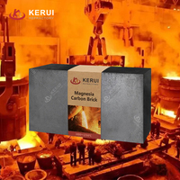 Brique de magnésie-carbone résistante aux chocs thermiques à haute température pour revêtement de four industriel