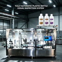 Système d'inspection automatique des bouteilles en plastique à détection multi-niveaux de défauts, équipement d'intégration automatisée pour le contrôle de la qualité des étiquettes et des dimensions