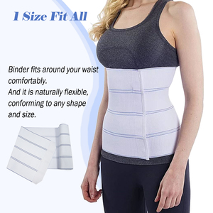 Bande abdominale post-hystérectomie, ceinture de récupération à 4 panneaux, soutien pelvien pour femmes et hommes, enveloppement abdominal post-partum - Product Image 3