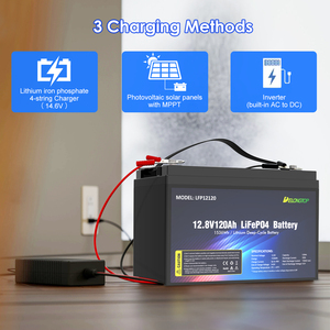Batería LiFePO4 de 12 Voltios Más Económica, 12.8V 100Ah 120Ah 160Ah 180Ah 200Ah, Paquete de Baterías de Iones de Litio con BMS Inteligente Integrado - Product Image 6