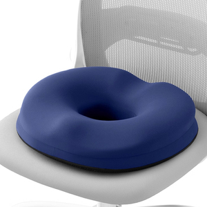 Donut <strong>Memory</strong> <strong>Foam</strong> Pillow Seat <strong>Cushion</strong> with Large Tailbone Woven Technics Pain Relief for Hemorrhoids Prostate Pregnancy - Product Image 1