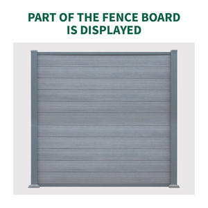 Mới đến chống UV nhà và thương mại xây dựng sân và vườn WPC vườn hàng rào riêng tư hàng rào tấm - Product Image 6