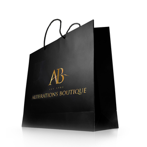Sac en <span class=keywords><strong>carton</strong></span> noir de luxe pour l'emballage de vêtements, avec logo estampé à chaud, sac cadeau personnalisé pour boutique, idéal pour les petites entreprises - Product Image 6