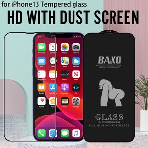 Protector de Pantalla BAIKO Ultra HD Antipolvo 2.5D, Protector de Pantalla de Vidrio Templado Curvo 3D al por Mayor para <span class=keywords><strong>iPhone</strong></span> <span class=keywords><strong>11</strong></span>, 12, 13, 14 Series - Product Image 3