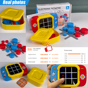 Zhorya 2 en 1 Tic-Tac-Toe <span class=keywords><strong>Ajedrez</strong></span> AI Juego de mesa Juguete Combate electrónico XO <span class=keywords><strong>Ajedrez</strong></span> Máquina de juego portátil Juguete para niños - Product Image 5
