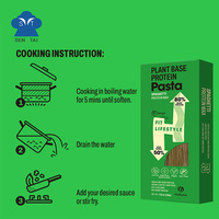 Pâtes aux pois Keto-Friendly Faible en calories et faible en sucre Haute protéine Facile à préparer et faible emballage de boîte de Gi