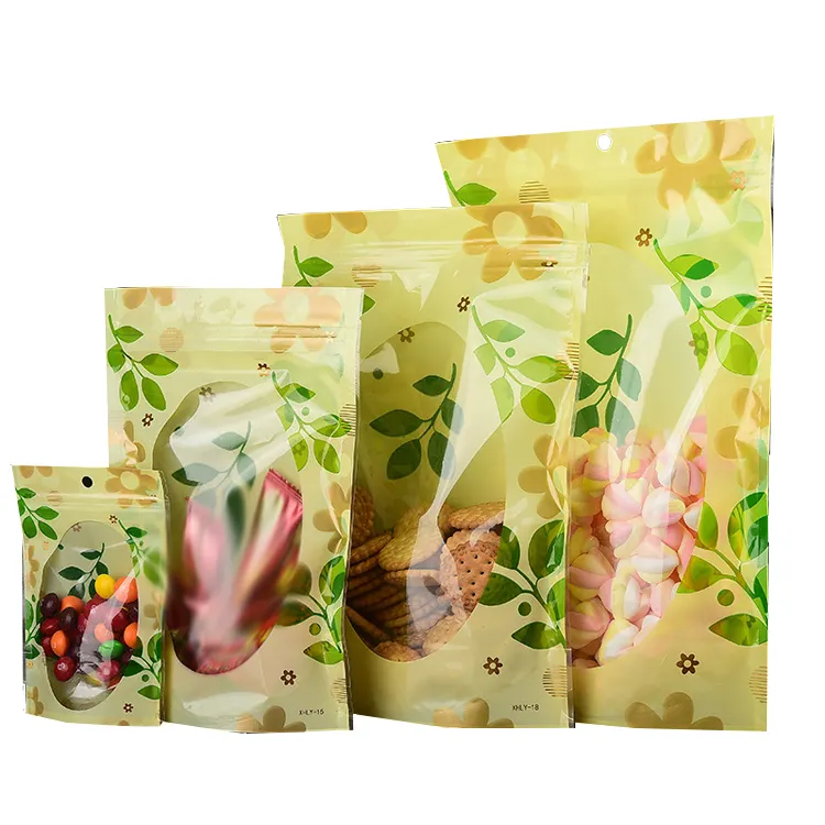 Sacchetto con cerniera per snack all'ingrosso sacchetto di plastica di alta qualità snack clip di tenuta in plastica trasparente per sacchetti di cibo e snack