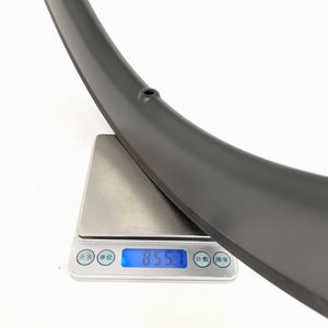 Pneu tubulaire OEM <span class=keywords><strong>de</strong></span> 23mm <span class=keywords><strong>de</strong></span> large 700C vélo <span class=keywords><strong>de</strong></span> route avant frein en V roues en carbone à 3 rayons 58mm UD frein à disque mat roues arrière en carbone HG - Product Image 3