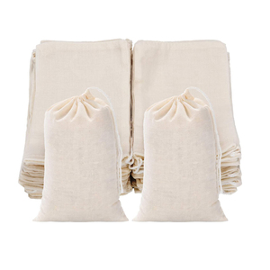 Muslin Bags Cotton Drawstring Bags Sachet Bag for Home Supplies